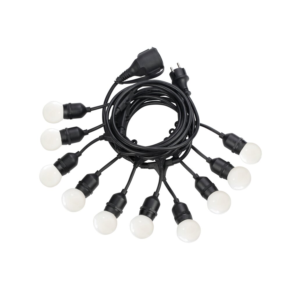Ideallux FIESTA Lampada a Sospensione Nero, 10-Luci main product photo