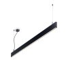 Ideallux LINUS Lampada a Sospensione LED Nero, 1-Luce