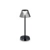 Ideallux LOLITA Lampada da tavolo LED Nero, 1-Luce