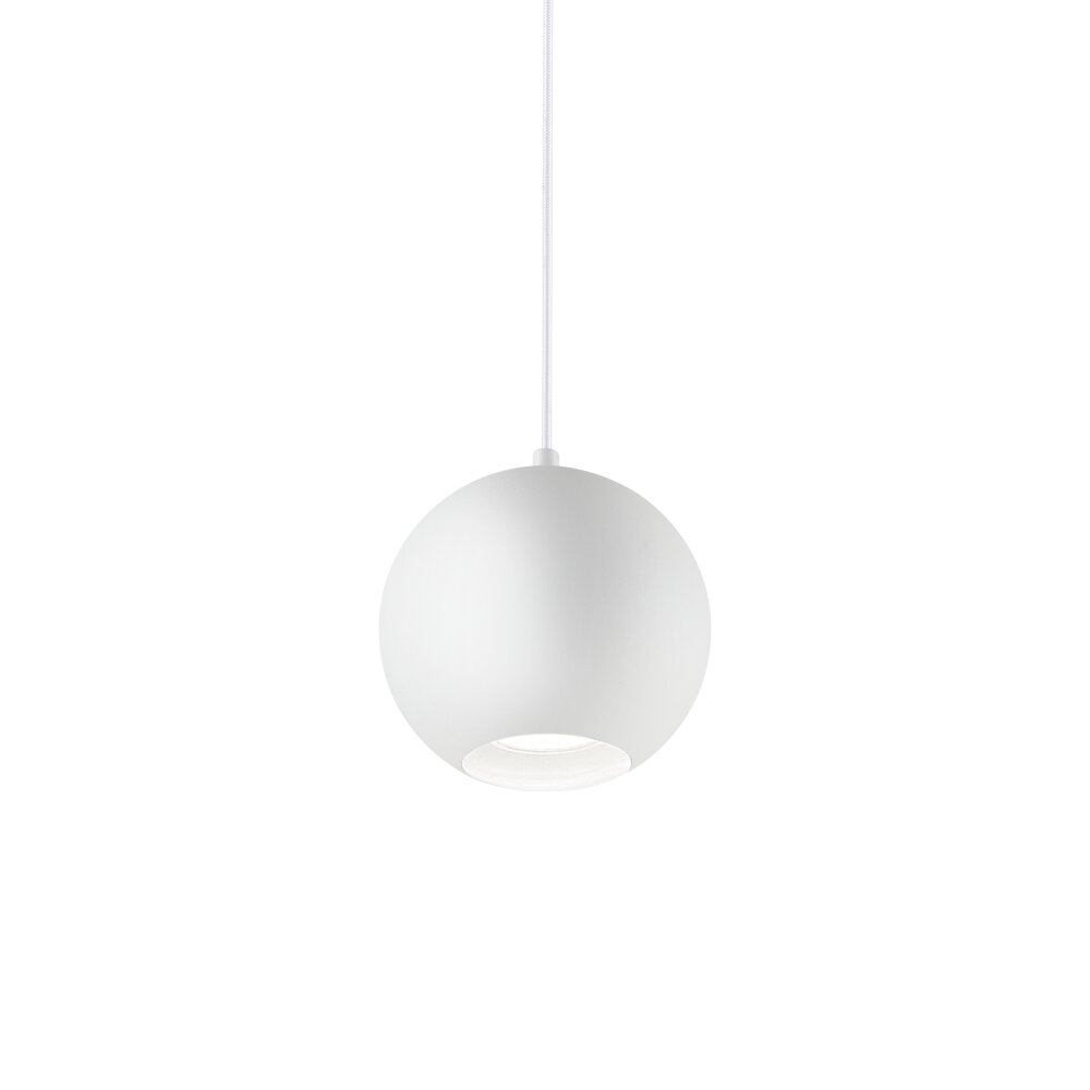 Ideallux MR Lampada a Sospensione Bianco, 1-Luce main product photo