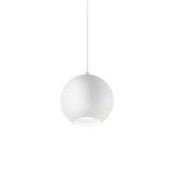 Ideallux MR Lampada a Sospensione Bianco, 1-Luce