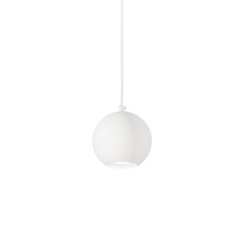 Ideallux MR Lampada a Sospensione Bianco, 1-Luce