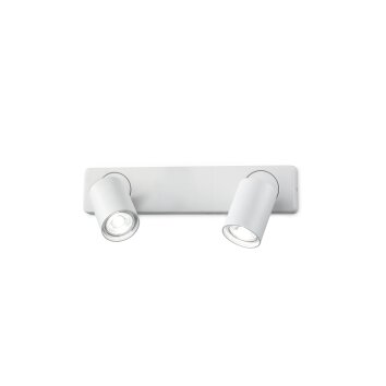 Ideallux RUDY Applique Bianco, 2-Luci