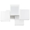 Brilliant Cubix Plafoniera LED Bianco, 1-Luce