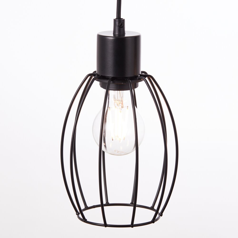 Brilliant Karlen Lampada a Sospensione Grigio, Nero, 4-Luci