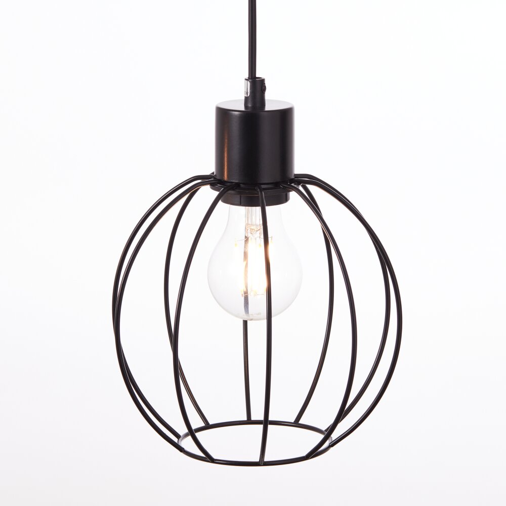 Brilliant Karlen Lampada a Sospensione Grigio, Nero, 4-Luci
