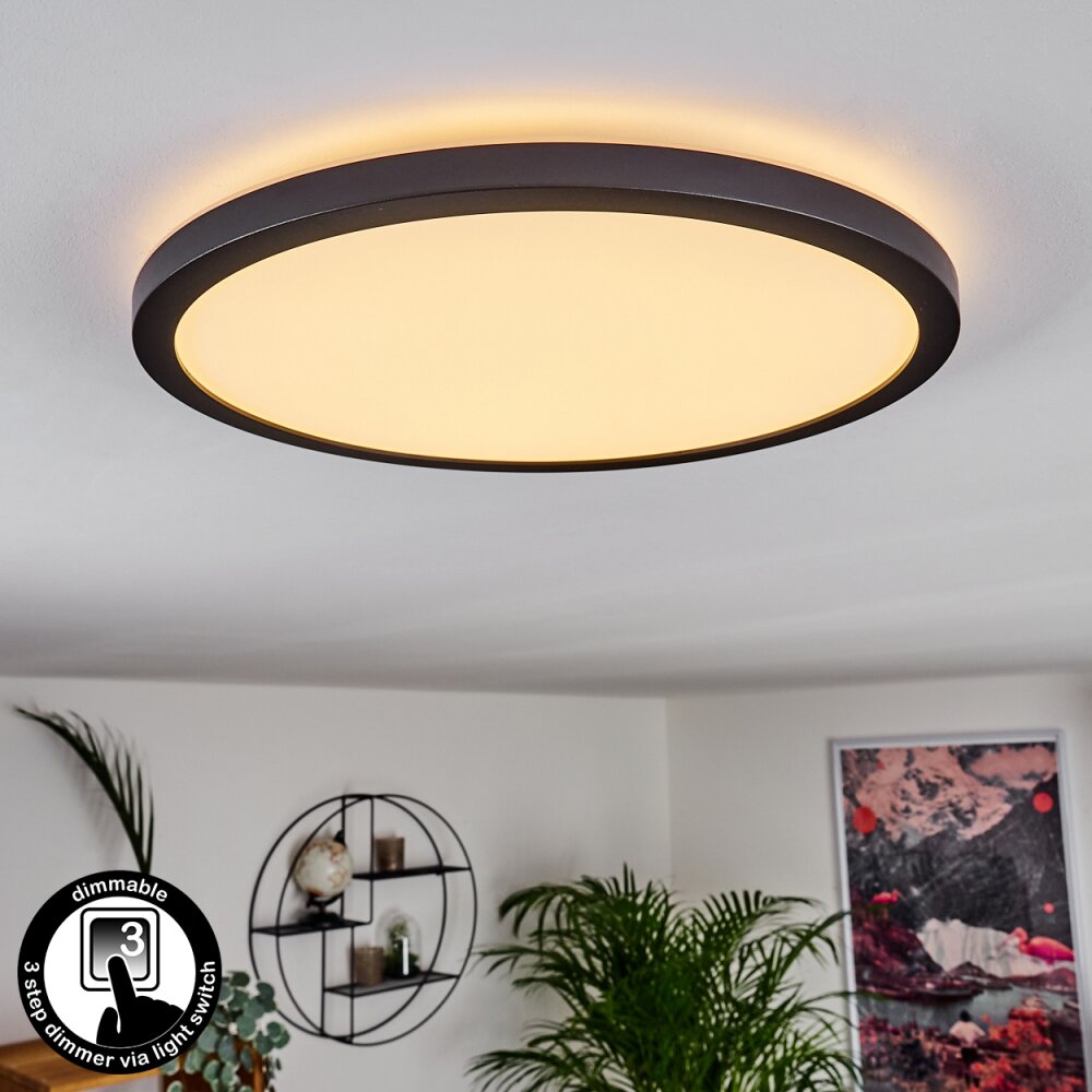 Boyero Plafoniera LED Nero, 1-Luce main product photo