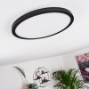 Boyero Plafoniera LED Nero, 1-Luce