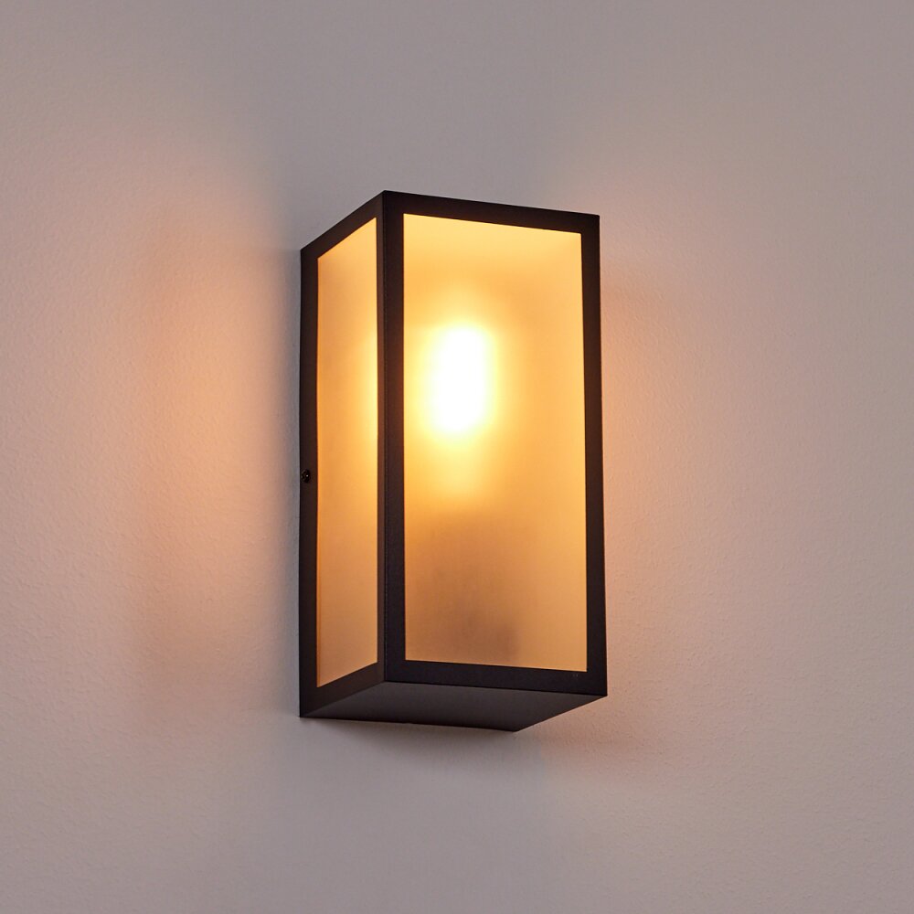 Hakkas Applique da esterno Nero, 1-Luce