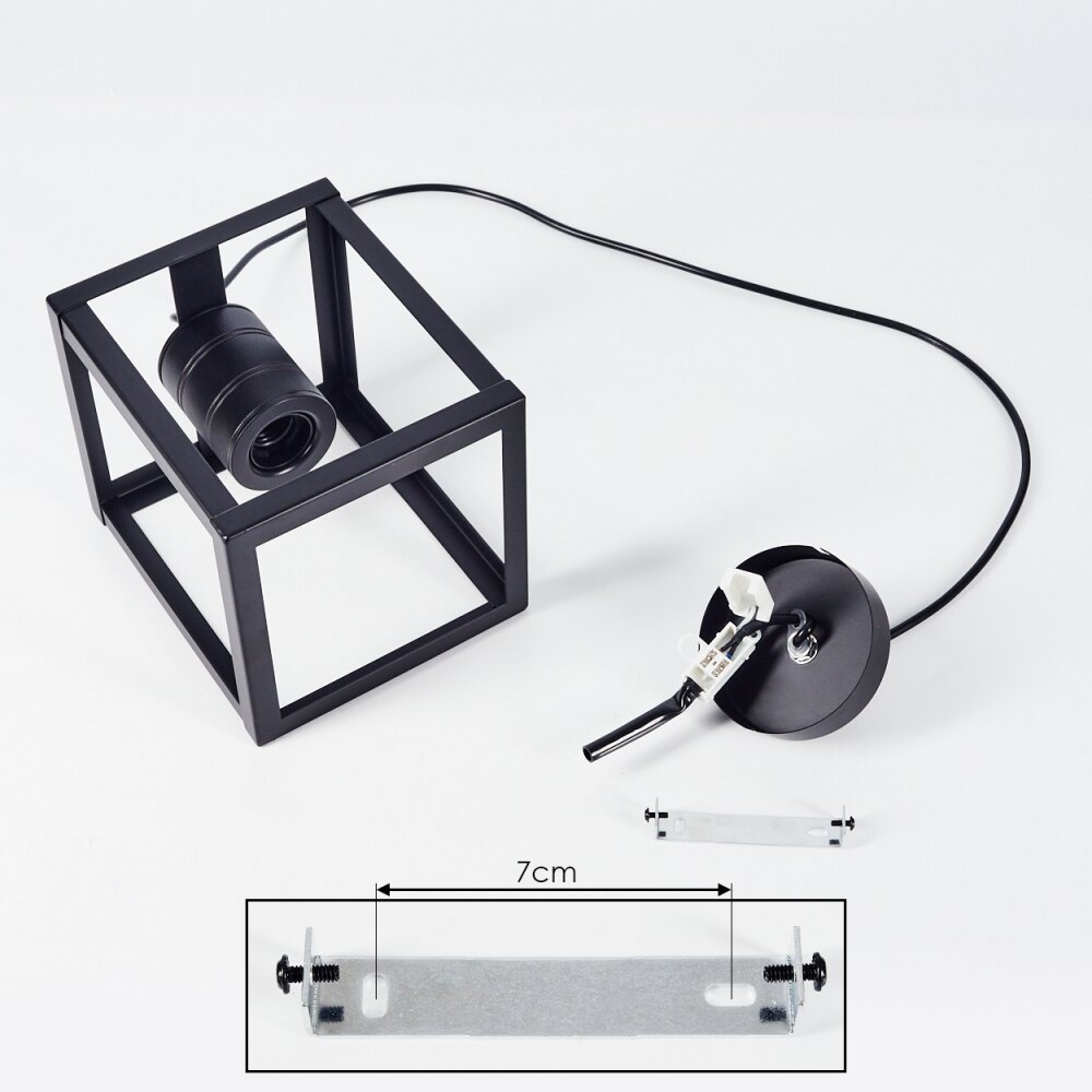 Salla Lampadario a sospensione Nero, 1-Luce