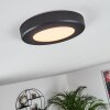 Canditas Plafoniera LED Nero, 1-Luce