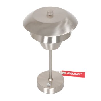 Steinhauer Lampada da tavolo Acciaio inox, 1-Luce