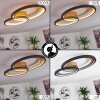 Baiyin Plafoniera LED Oro, 1-Luce