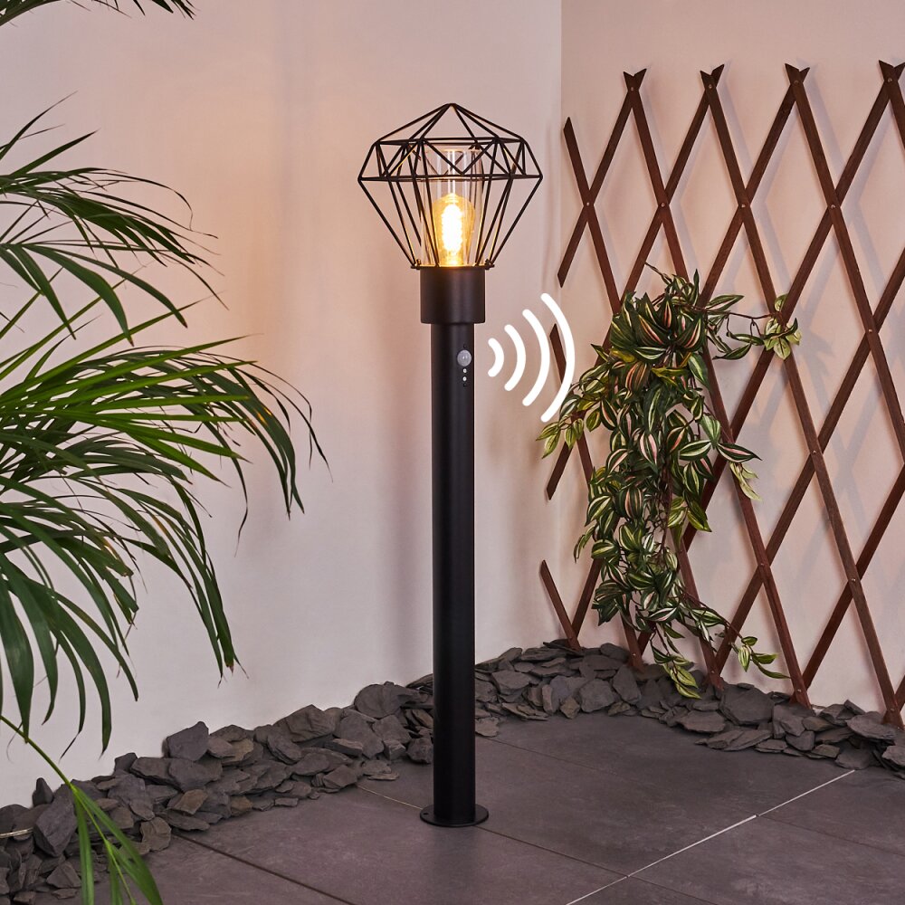Solda Lampioncino Segnapasso Nero, 1-Luce, Sensori di movimento main product photo