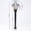 Solda Lampioncino Segnapasso Nero, 1-Luce