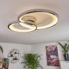 Baiyin Plafoniera LED Cromo, 1-Luce