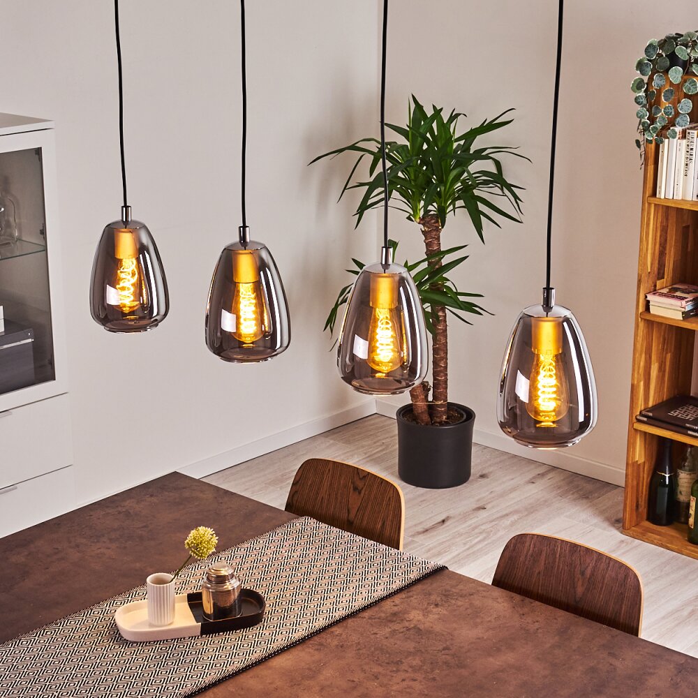 Alvares Lampada a Sospensione Cromo, 4-Luci main product photo
