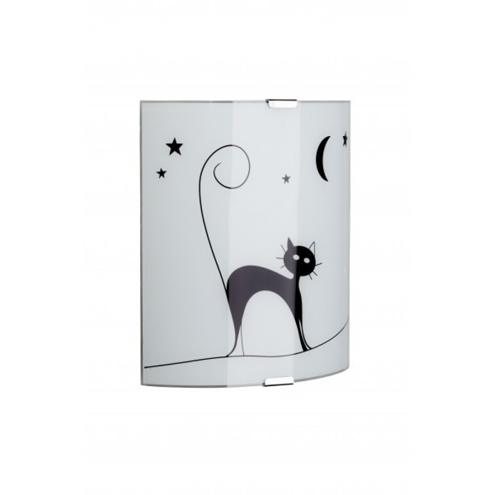 Brilliant Cat Applique Bianco, 1-Luce main product photo