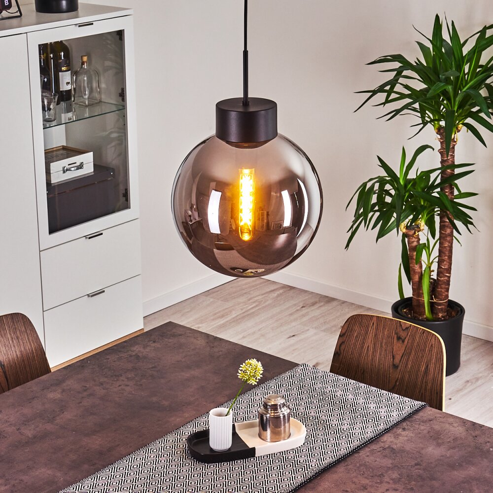 Cumuato Lampadario a sospensione Nero, 1-Luce main product photo