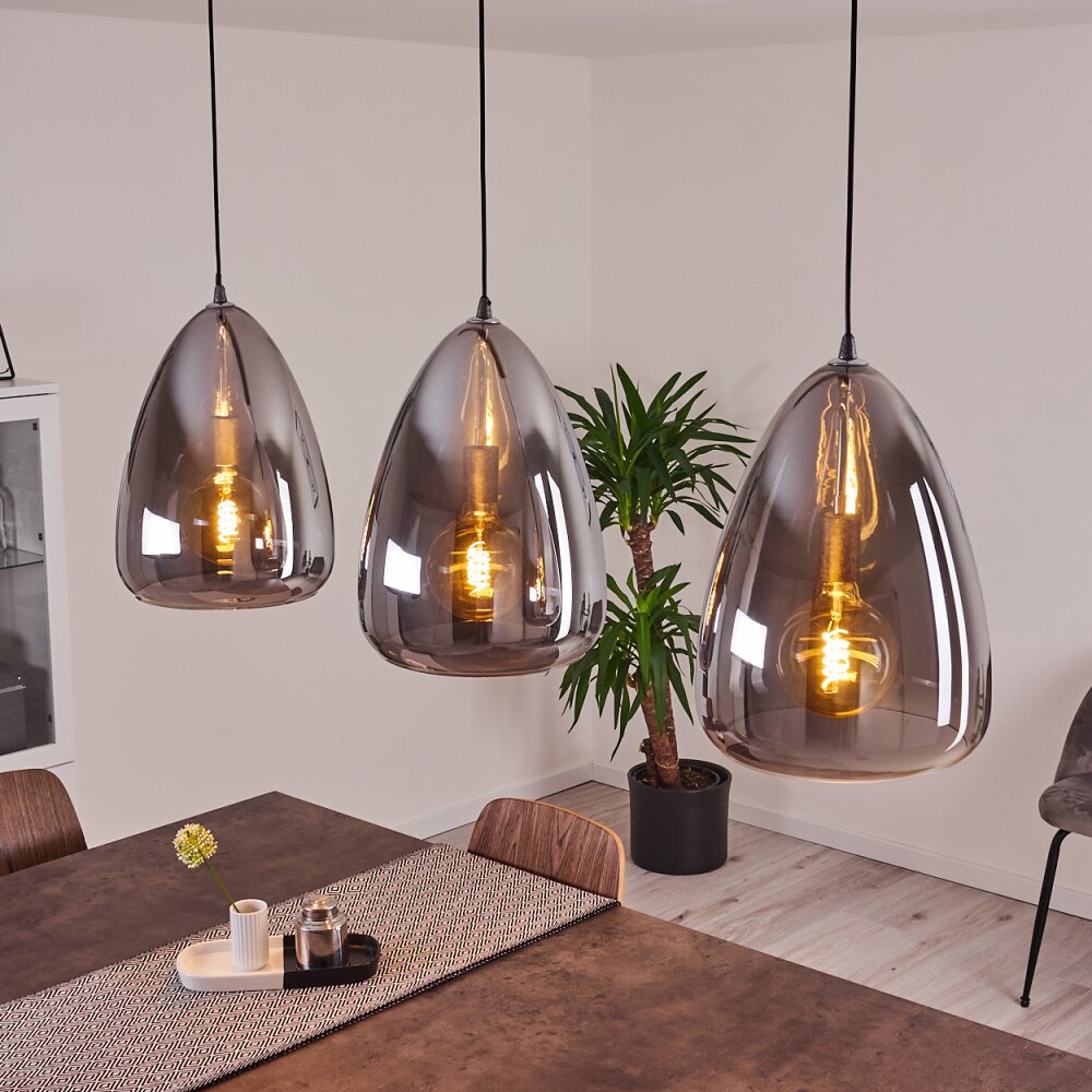 Francisco Lampadario a sospensione Argento Brunito, 3-Luci main product photo
