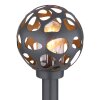 Globo HILARIO Lampioncino Segnapasso Antracite, 1-Luce