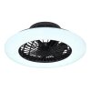 Globo TRAVO ventilatore da soffitto LED Nero, 1-Luce, Telecomando