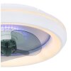 Globo JOEY ventilatore da soffitto LED Bianco, 1-Luce, Telecomando