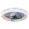 Globo JOEY ventilatore da soffitto LED Bianco, 1-Luce, Telecomando