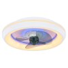 Globo JOEY ventilatore da soffitto LED Bianco, 1-Luce, Telecomando