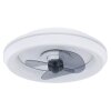 Globo JOEY ventilatore da soffitto LED Bianco, 1-Luce, Telecomando