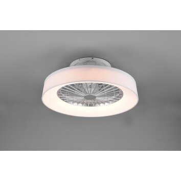 Reality Farsund ventilatore da soffitto LED Bianco, 1-Luce, Telecomando