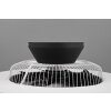 Reality Halmstad ventilatore da soffitto LED Nero, 1-Luce, Telecomando