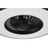 Reality Halmstad ventilatore da soffitto LED Nero, 1-Luce, Telecomando