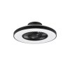 Reality Halmstad ventilatore da soffitto LED Nero, 1-Luce, Telecomando