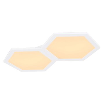 Globo LEANARA Plafoniera LED Bianco, 1-Luce