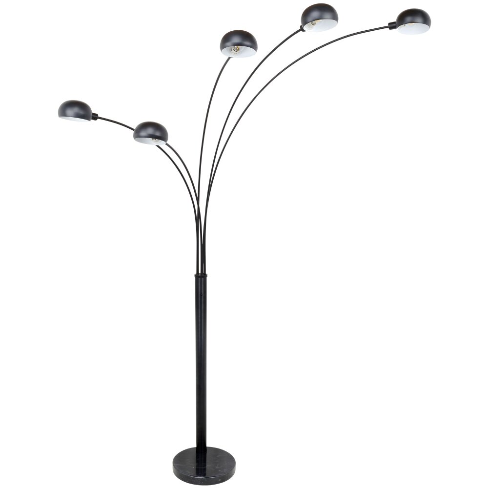 Globo SEYMOUR Lampada da terra Nero, 5-Luci main product photo