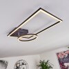 Moya Plafoniera LED Nero, 1-Luce
