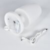 Vallardo Lampada da tavolo LED Bianco, 1-Luce Vallardo Lampada da tavolo LED Bianco, 1-Luce