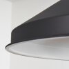 Chara Lampadario a sospensione Cromo, Nero, 1-Luce