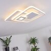 Panchita Plafoniera LED Bianco, 1-Luce, Telecomando