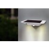 Lutec GHOST SOLAR Applique per esterno LED Argento, 1-Luce, Sensori di movimento