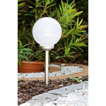 Globo SOLAR Lampada solare da giardino LED Bianco, 1-Luce