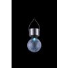 Globo Lampada solare da giardino LED Acciaio inox, 1-Luce, Cambia colore