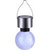 Globo Lampada solare da giardino LED Acciaio inox, 1-Luce, Cambia colore