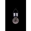 Globo Lampada solare da giardino LED Acciaio inox, 1-Luce