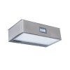 Lutec BRICK Applique LED Acciaio inox, 1-Luce, Sensori di movimento