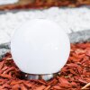 Solar Lampada a sfera LED Acciaio inox, 2-Luci