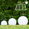 Solar Lampada a sfera LED Acciaio inox, 2-Luci