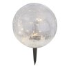 Globo Solar Lampada a sfera LED Nero, 20-Luci