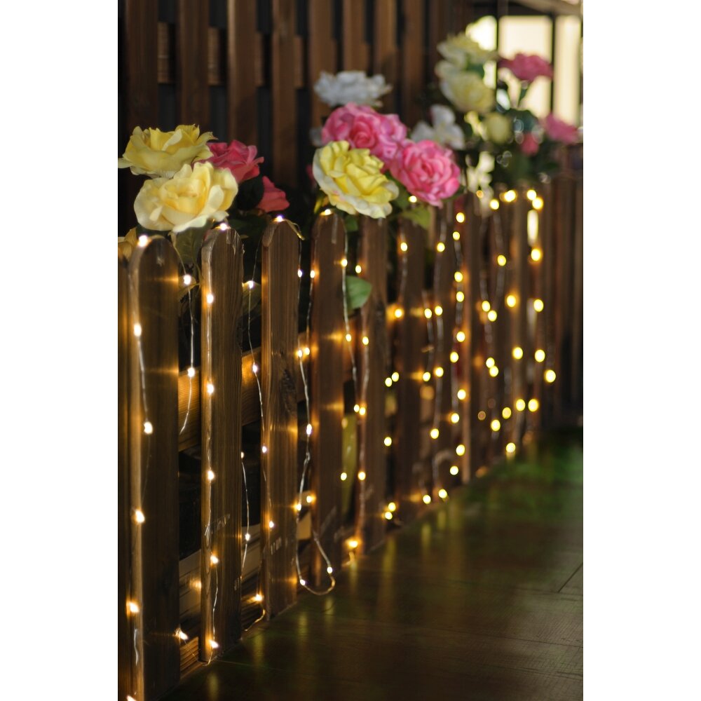 Globo STRIPE Lampada solare LED Trasparente, chiaro, 120-Luci main product photo